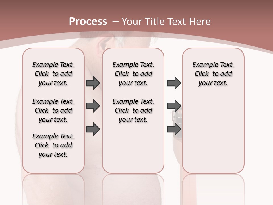 A Man With A Large Belly Standing Next To A Pink Object PowerPoint Template