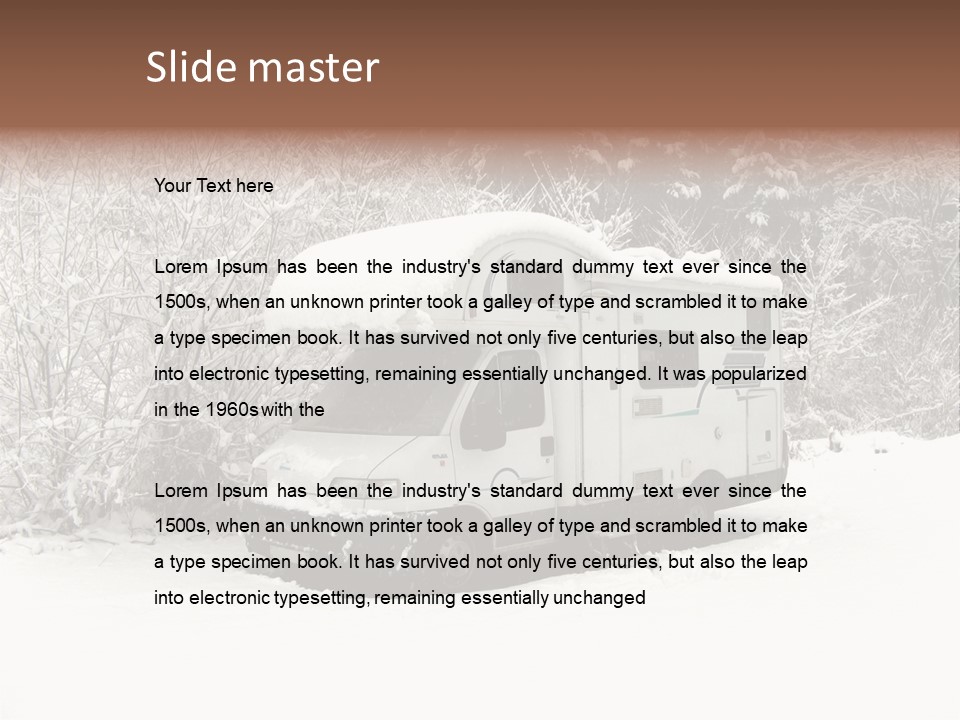 Comfort Trip Hymer PowerPoint Template