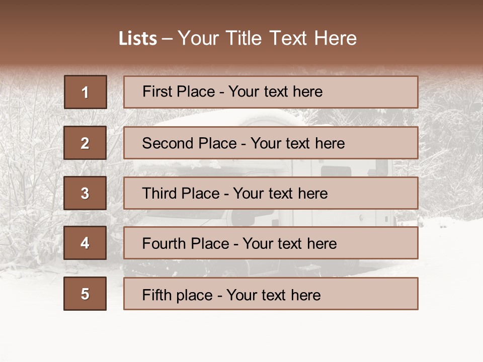 Comfort Trip Hymer PowerPoint Template