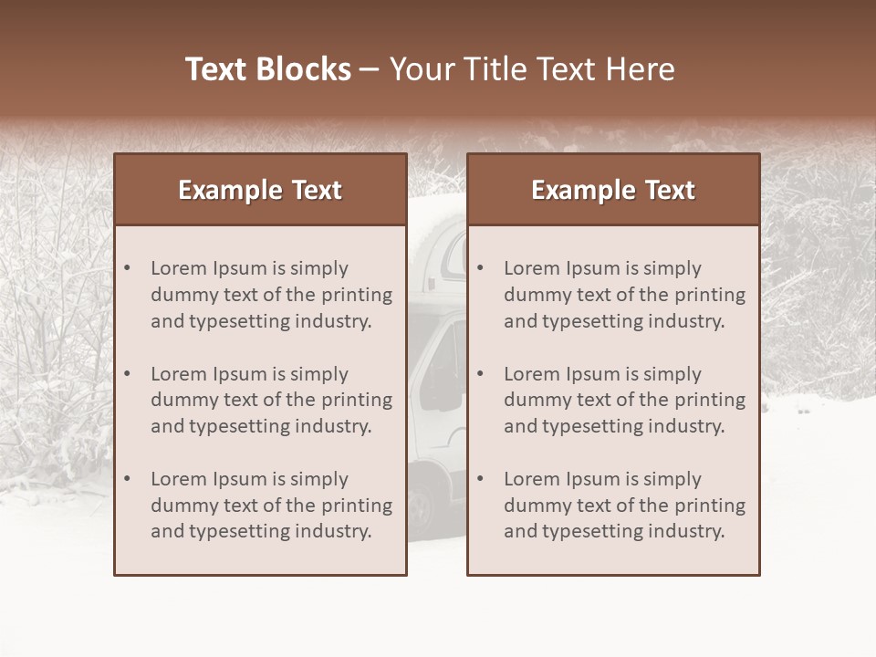 Comfort Trip Hymer PowerPoint Template