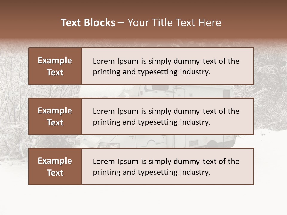 Comfort Trip Hymer PowerPoint Template