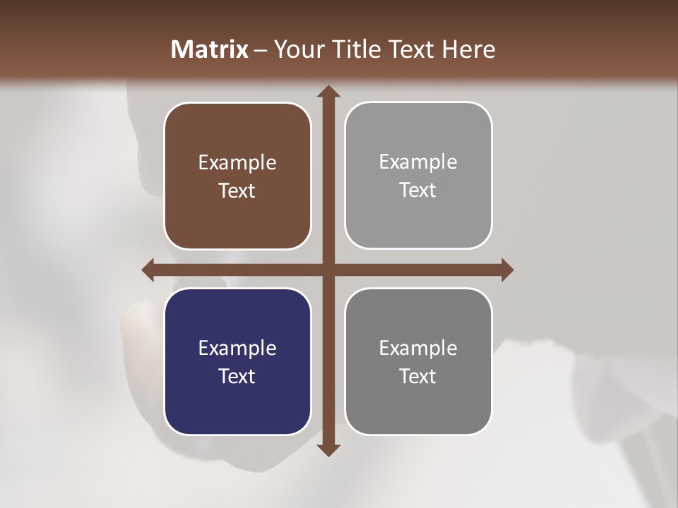 Black Police Gunman PowerPoint Template