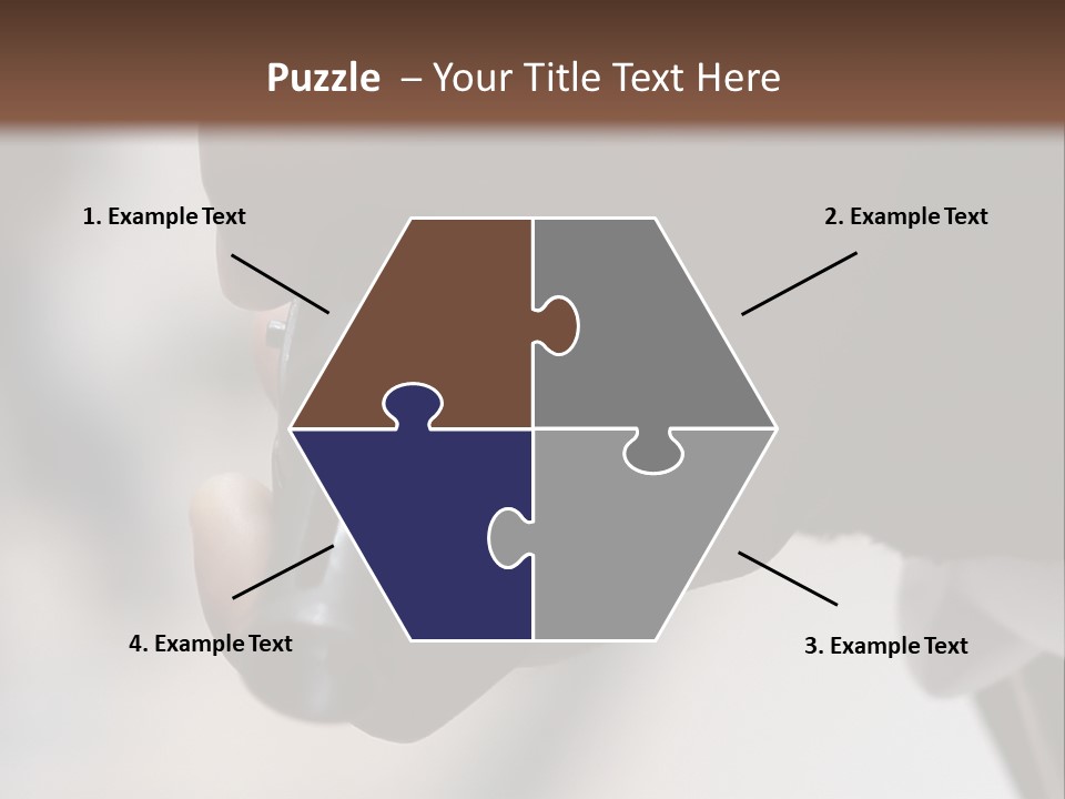 Black Police Gunman PowerPoint Template