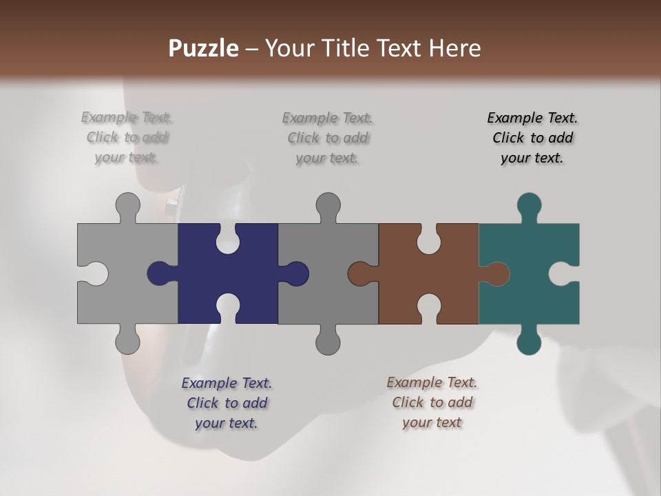 Black Police Gunman PowerPoint Template