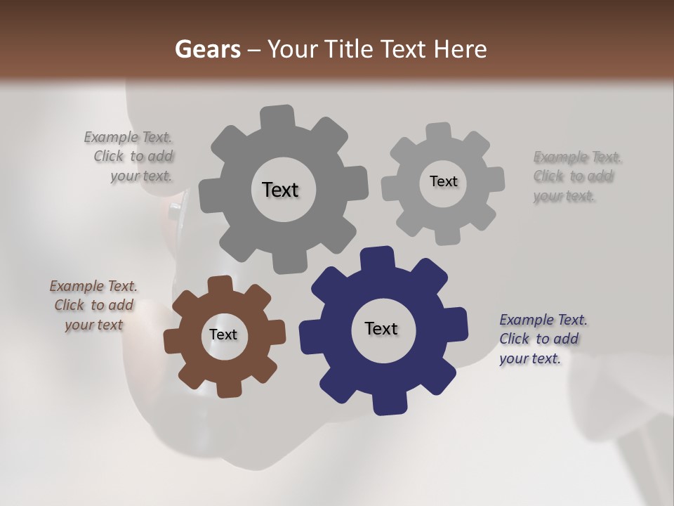 Black Police Gunman PowerPoint Template