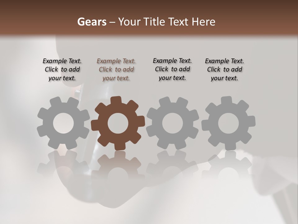 Black Police Gunman PowerPoint Template