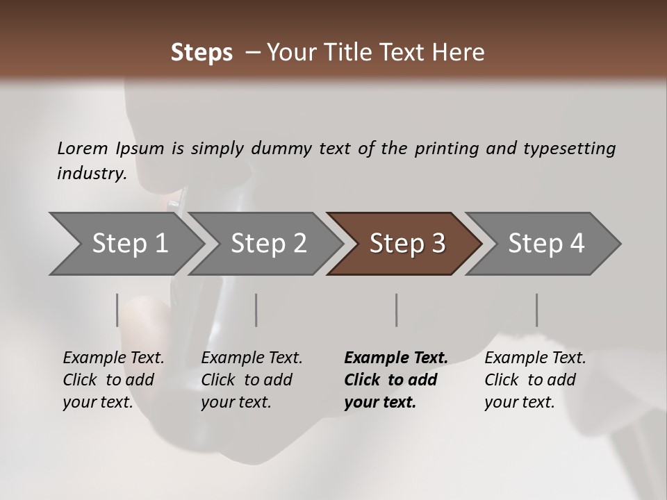 Black Police Gunman PowerPoint Template