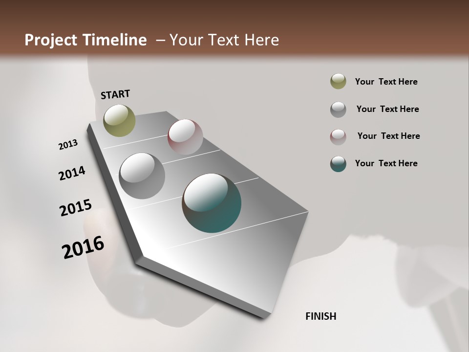 Black Police Gunman PowerPoint Template