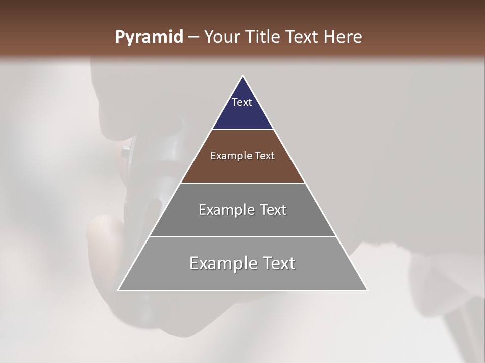 Black Police Gunman PowerPoint Template