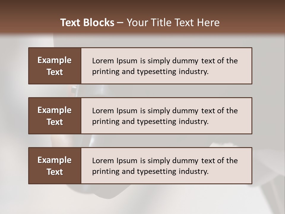 Black Police Gunman PowerPoint Template