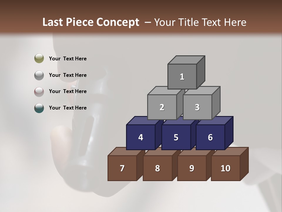Black Police Gunman PowerPoint Template