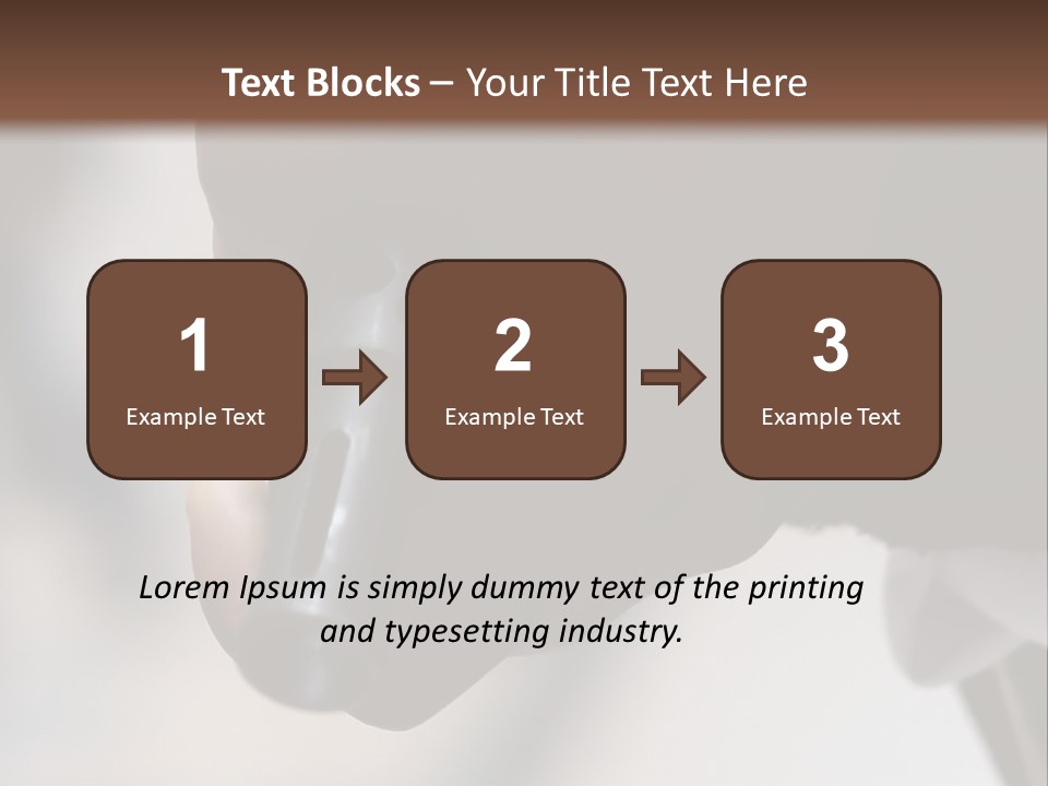 Black Police Gunman PowerPoint Template