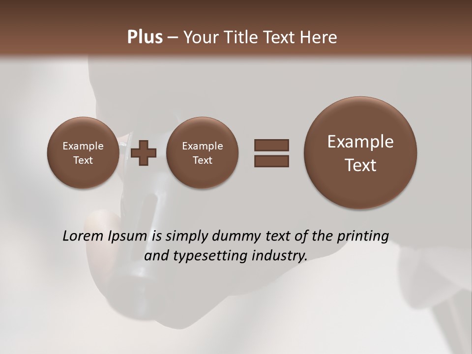 Black Police Gunman PowerPoint Template