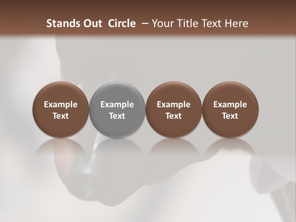 Black Police Gunman PowerPoint Template