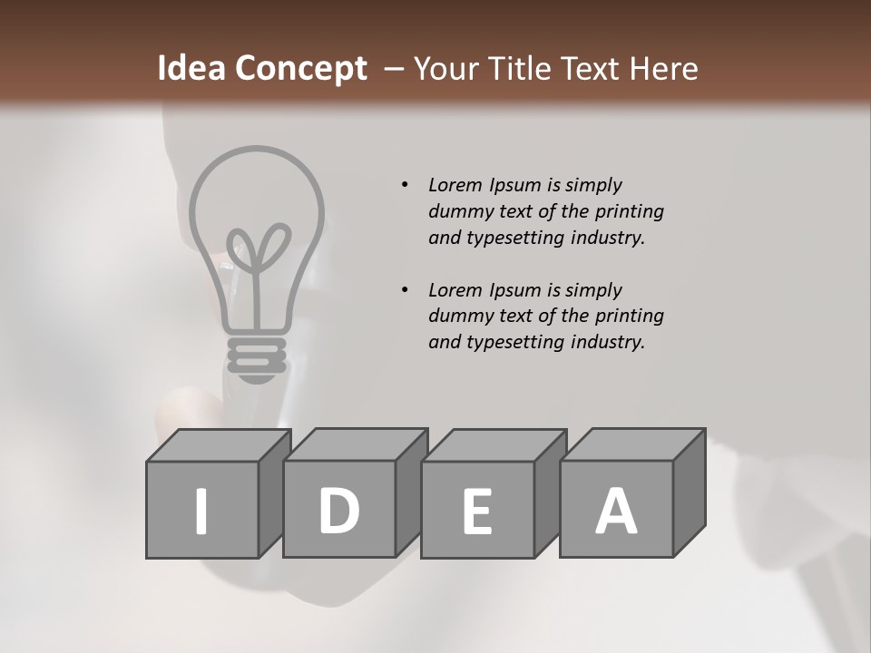 Black Police Gunman PowerPoint Template