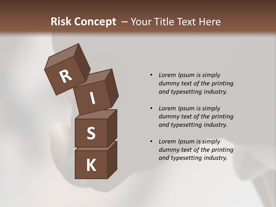 Black Police Gunman PowerPoint Template