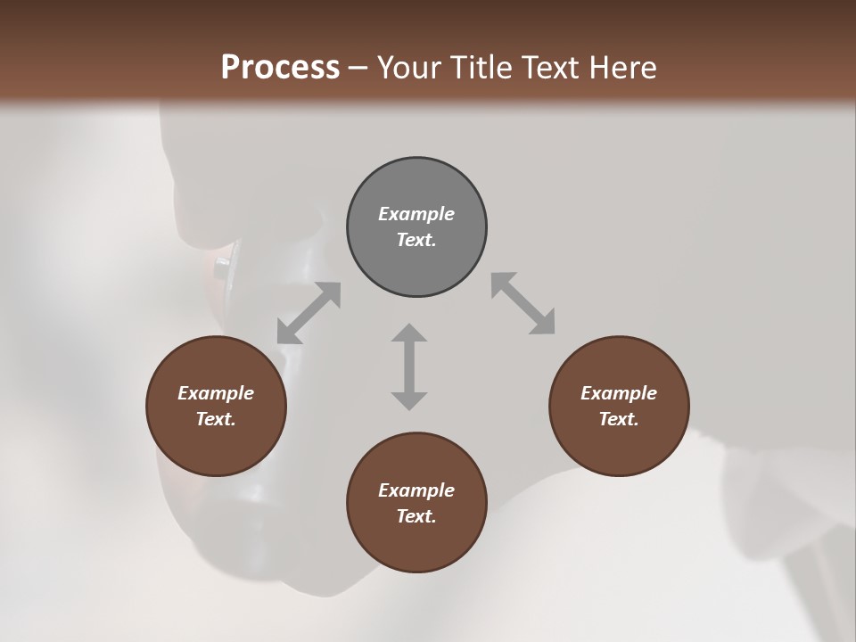 Black Police Gunman PowerPoint Template