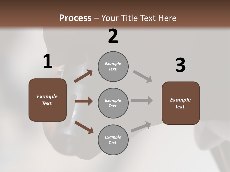 Black Police Gunman PowerPoint Template