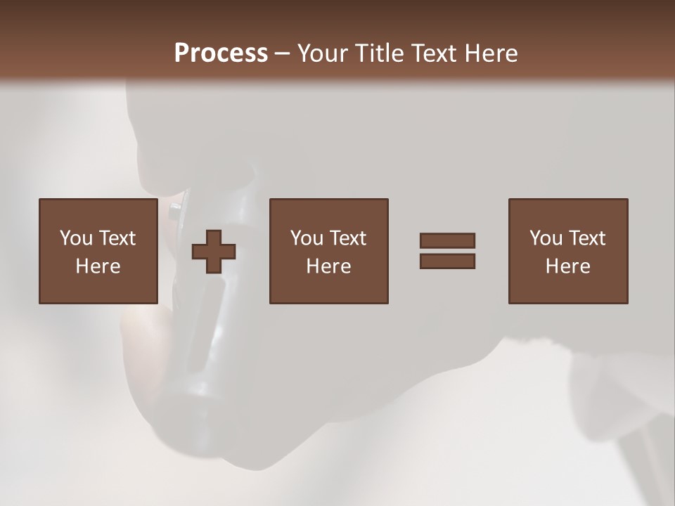 Black Police Gunman PowerPoint Template
