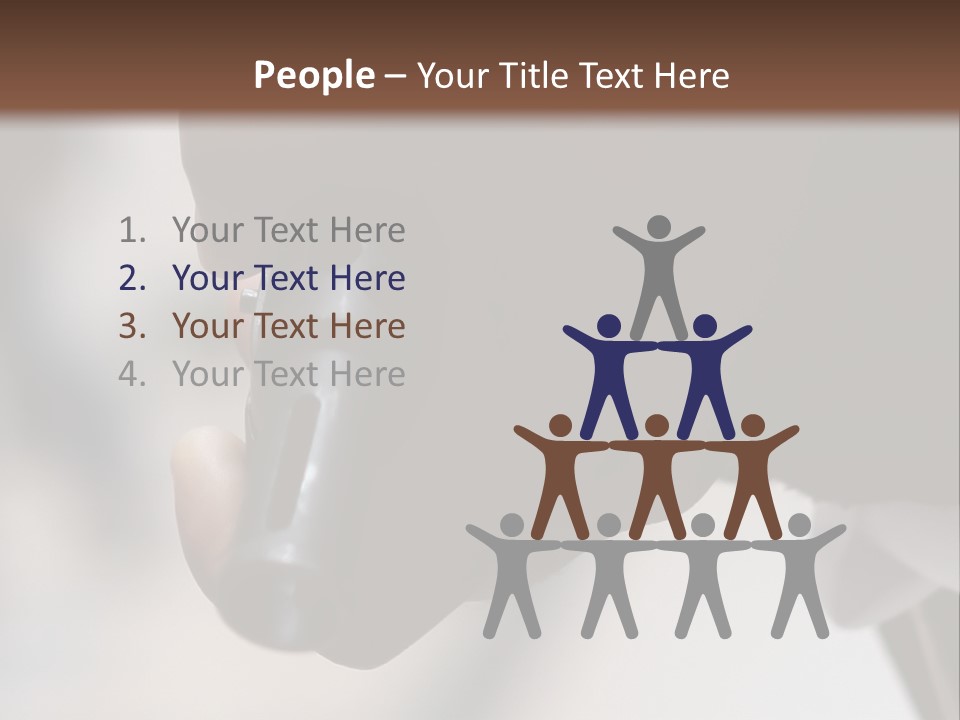 Black Police Gunman PowerPoint Template