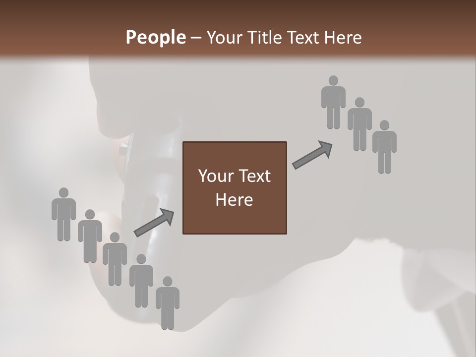 Black Police Gunman PowerPoint Template