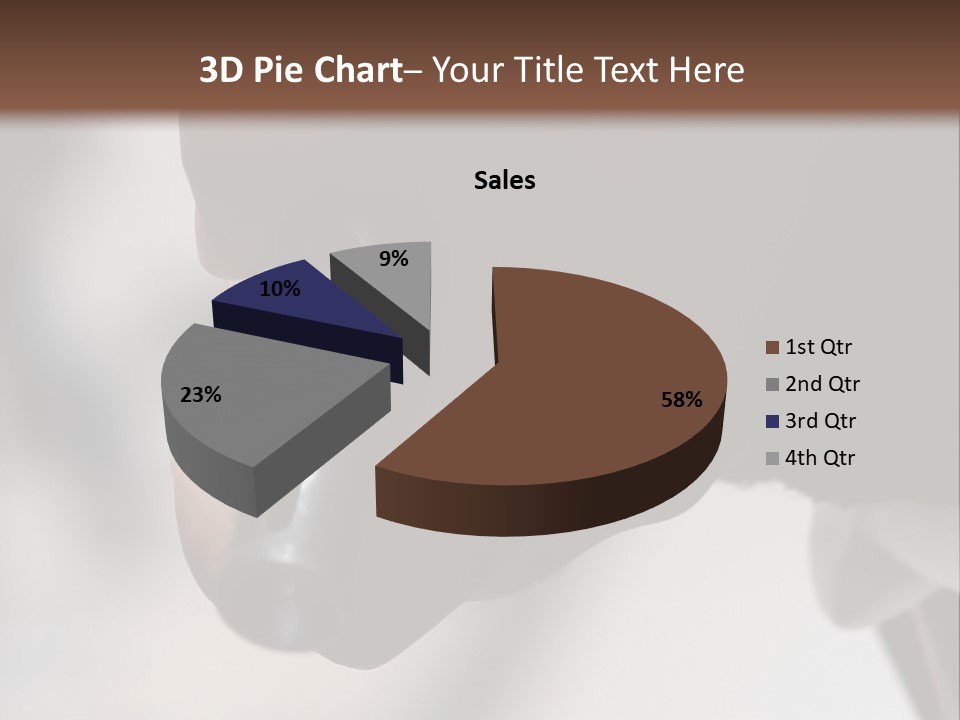 Black Police Gunman PowerPoint Template