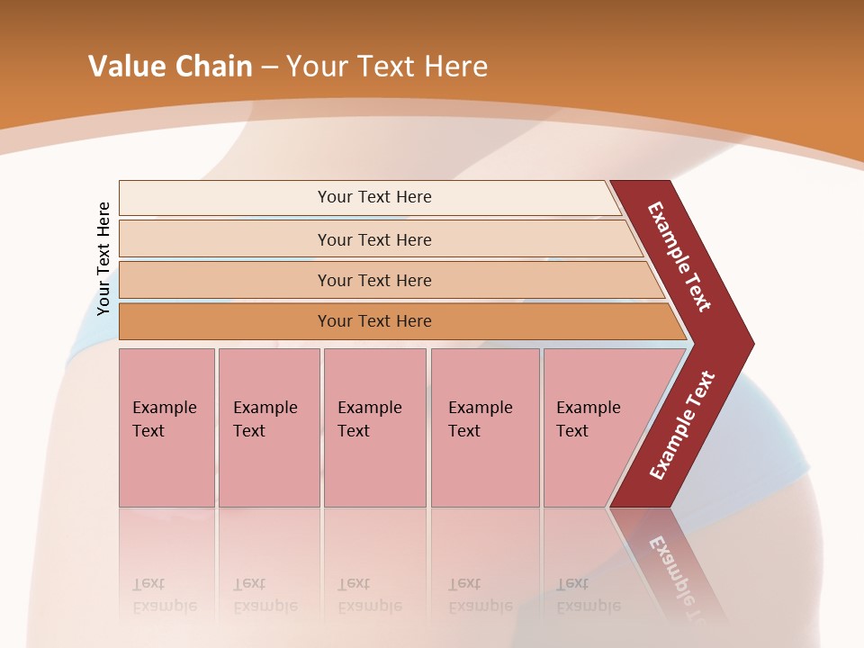 A Woman In A Blue Bikini With Her Hand On Her Hip PowerPoint Template