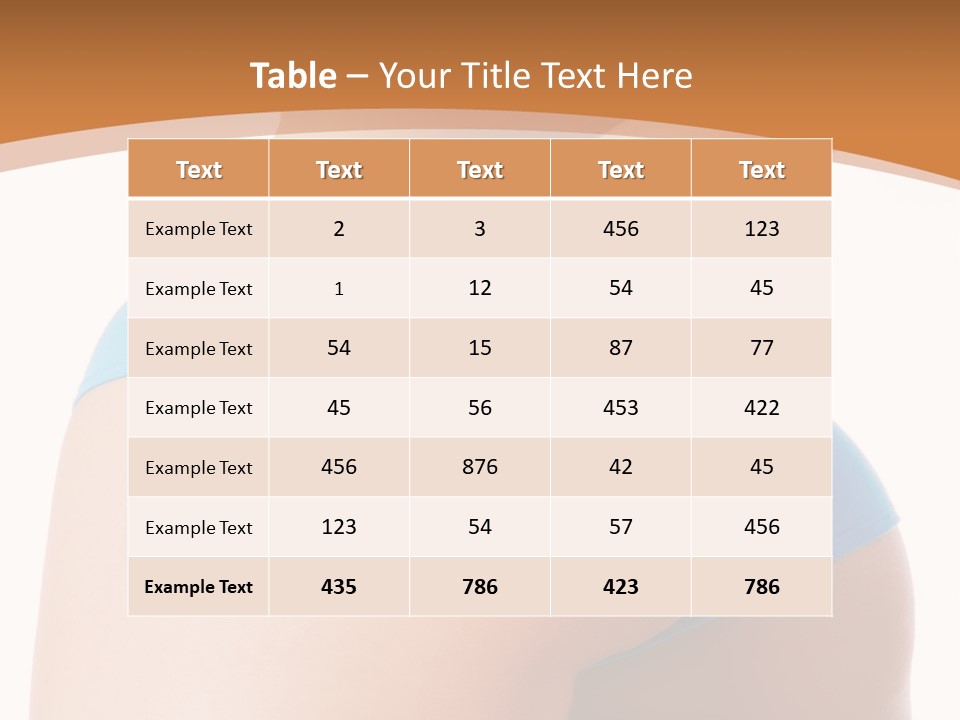 A Woman In A Blue Bikini With Her Hand On Her Hip PowerPoint Template