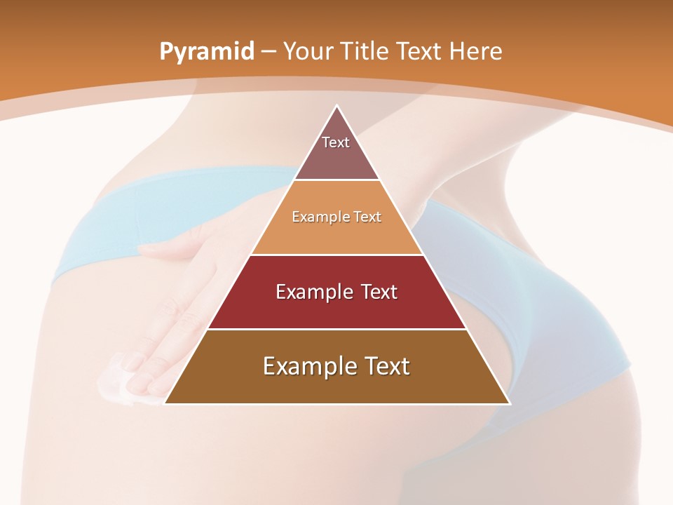 A Woman In A Blue Bikini With Her Hand On Her Hip PowerPoint Template