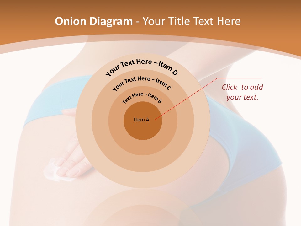 A Woman In A Blue Bikini With Her Hand On Her Hip PowerPoint Template