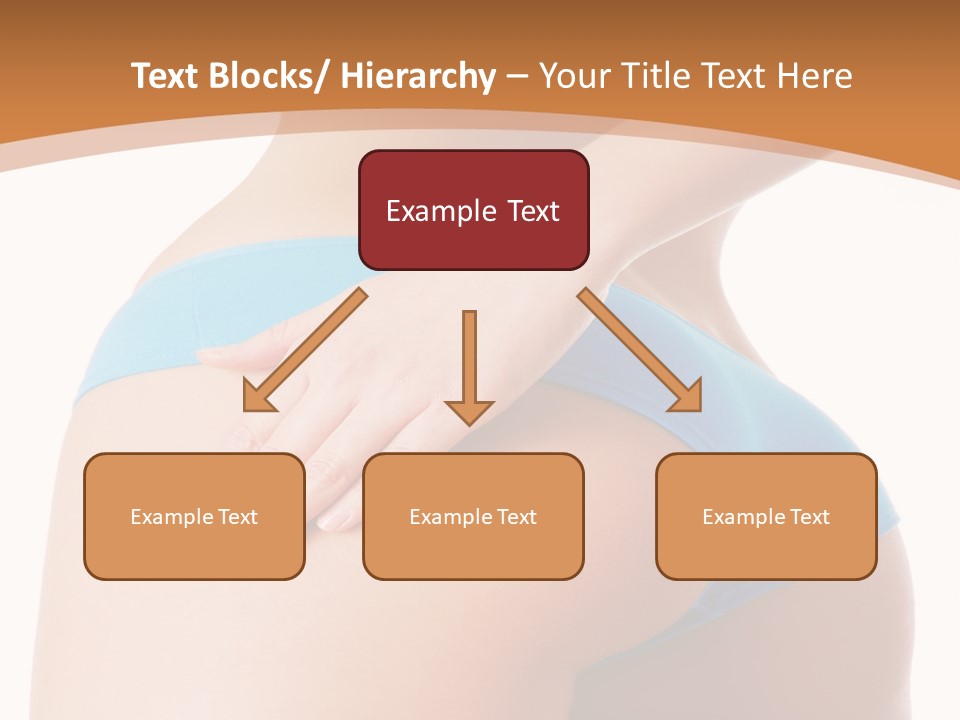 A Woman In A Blue Bikini With Her Hand On Her Hip PowerPoint Template