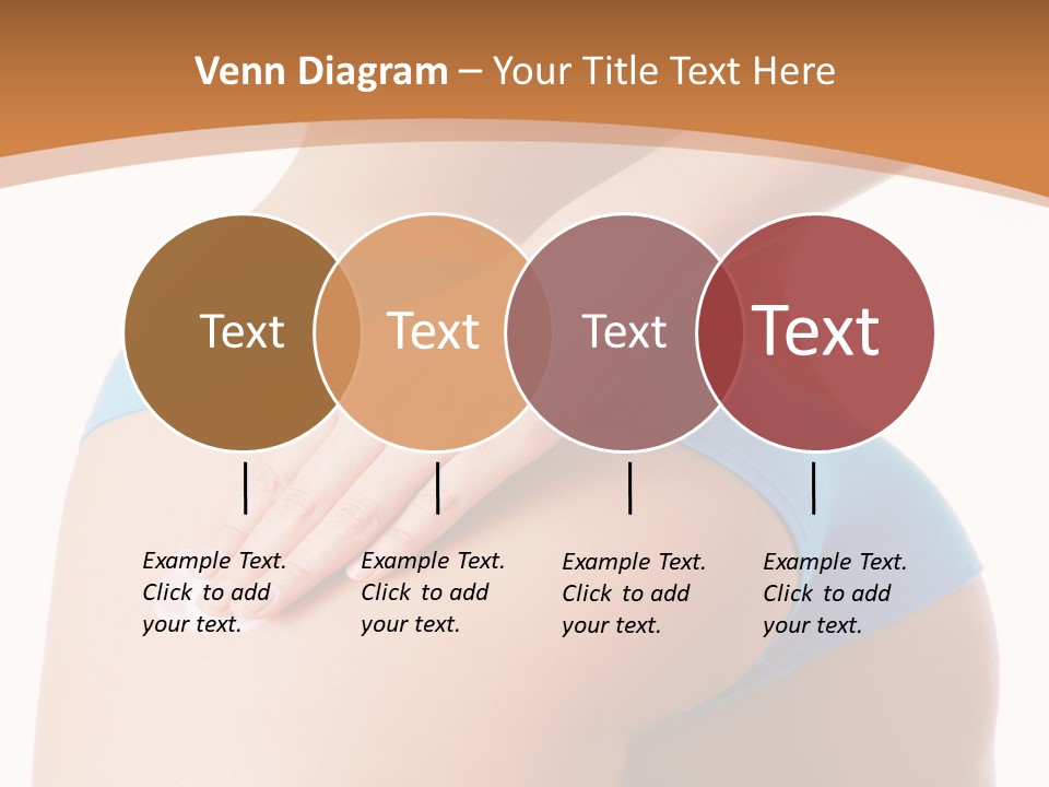 A Woman In A Blue Bikini With Her Hand On Her Hip PowerPoint Template