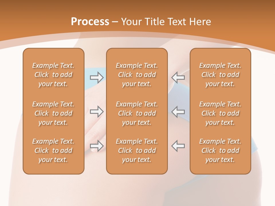 A Woman In A Blue Bikini With Her Hand On Her Hip PowerPoint Template