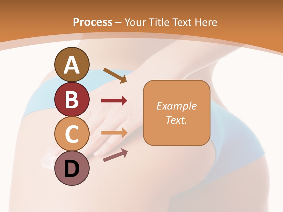 A Woman In A Blue Bikini With Her Hand On Her Hip PowerPoint Template