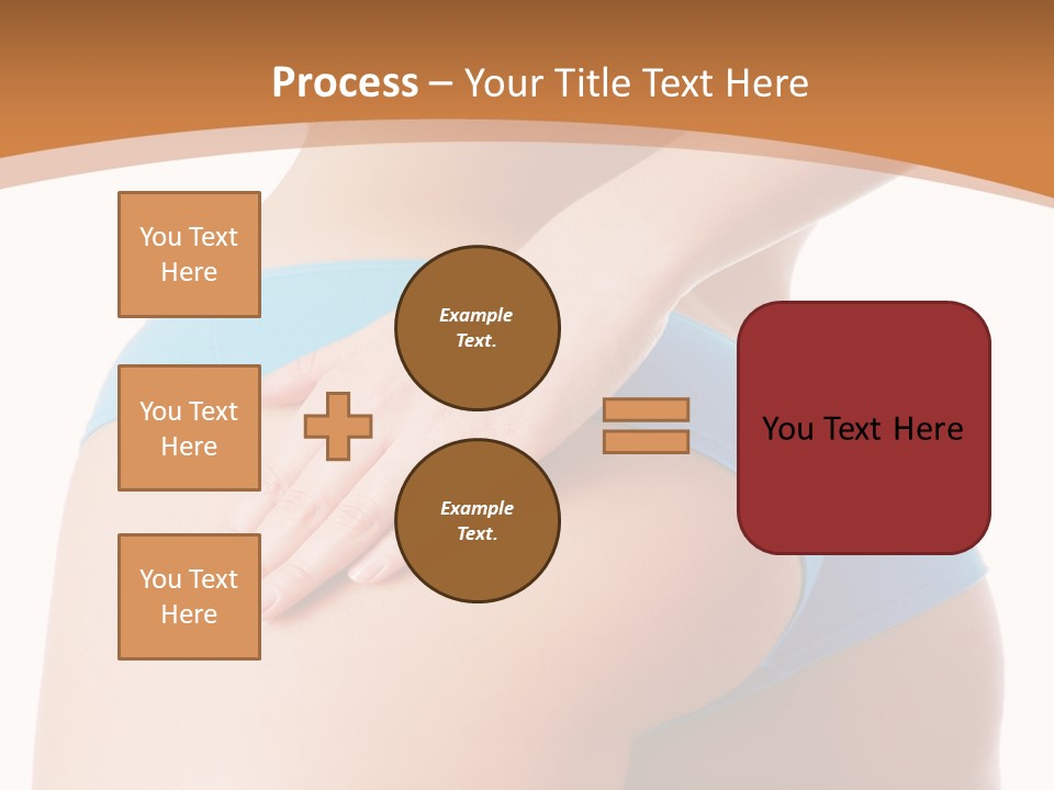 A Woman In A Blue Bikini With Her Hand On Her Hip PowerPoint Template