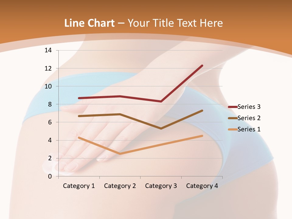 A Woman In A Blue Bikini With Her Hand On Her Hip PowerPoint Template