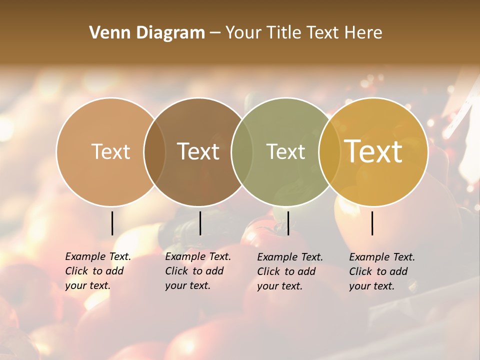 Organic Shopping Apple PowerPoint Template