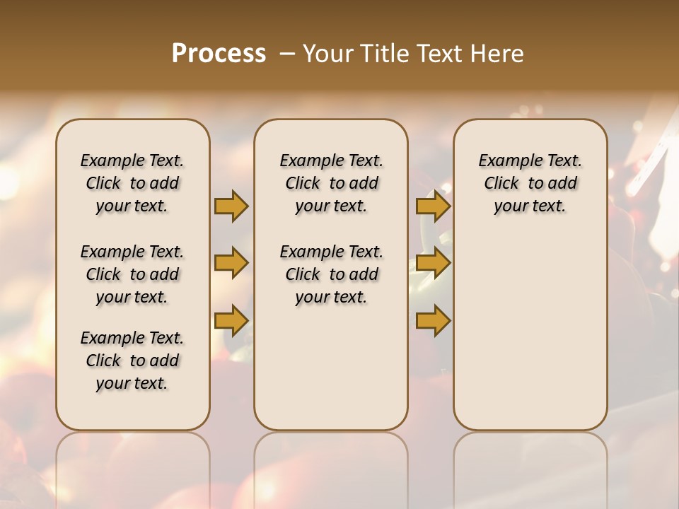 Organic Shopping Apple PowerPoint Template