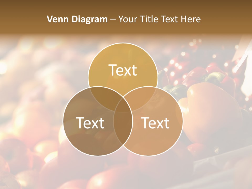 Organic Shopping Apple PowerPoint Template