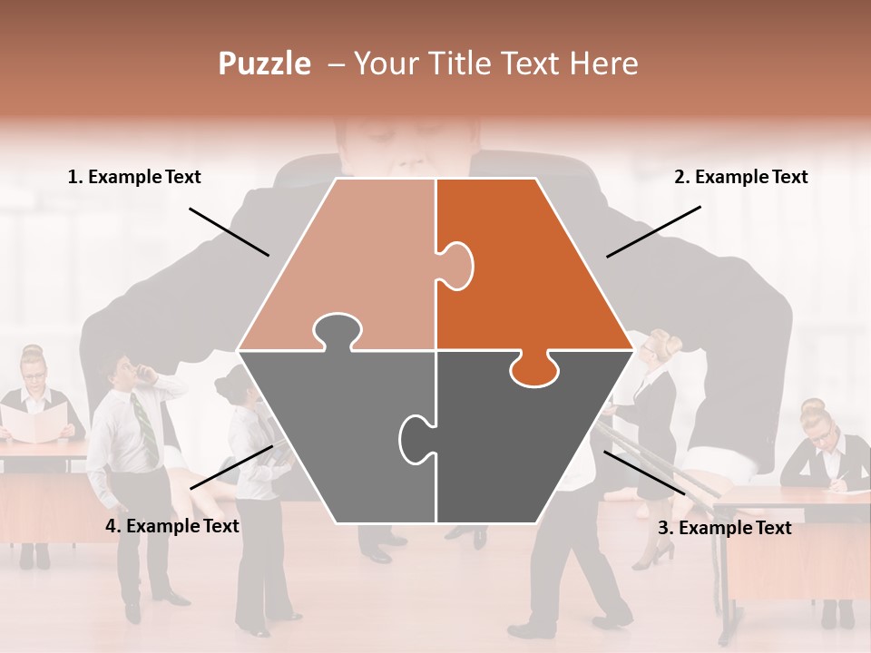 A Man In A Suit And Tie Standing In Front Of A Group Of People PowerPoint Template