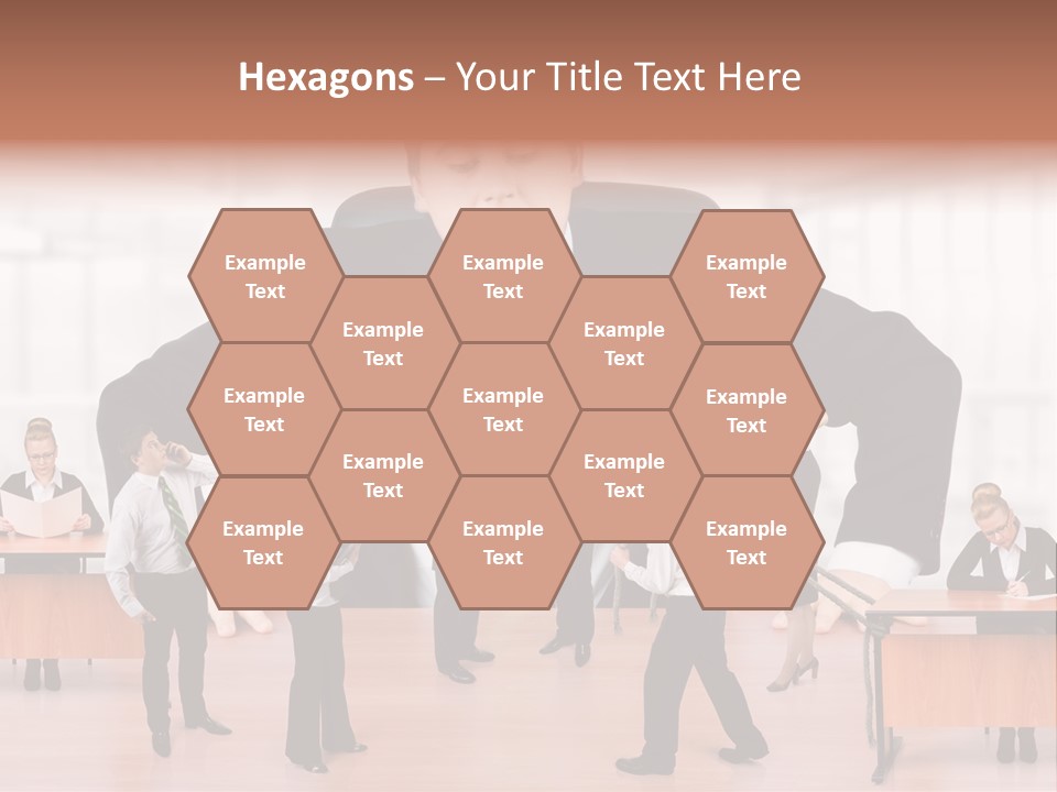 A Man In A Suit And Tie Standing In Front Of A Group Of People PowerPoint Template