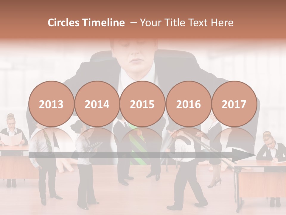 A Man In A Suit And Tie Standing In Front Of A Group Of People PowerPoint Template