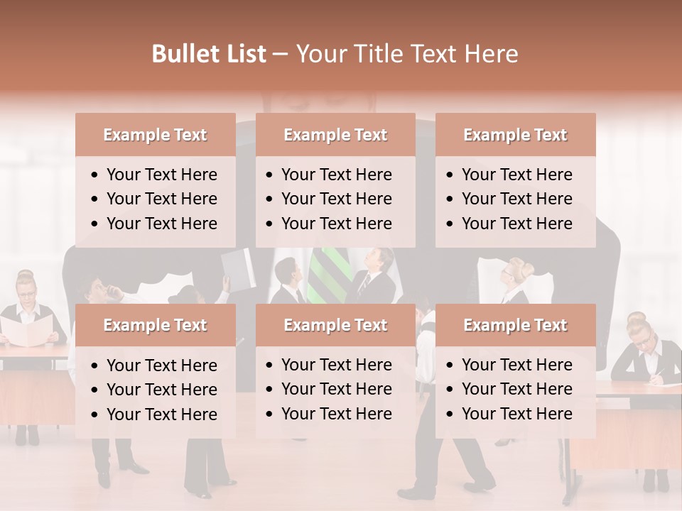 A Man In A Suit And Tie Standing In Front Of A Group Of People PowerPoint Template