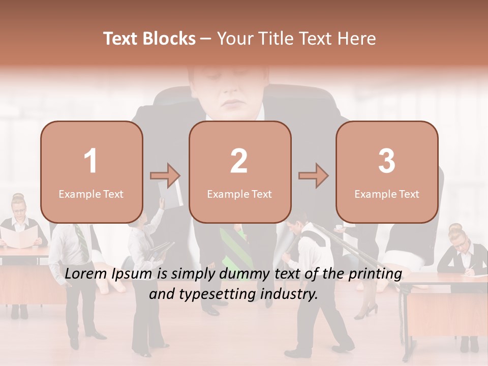 A Man In A Suit And Tie Standing In Front Of A Group Of People PowerPoint Template