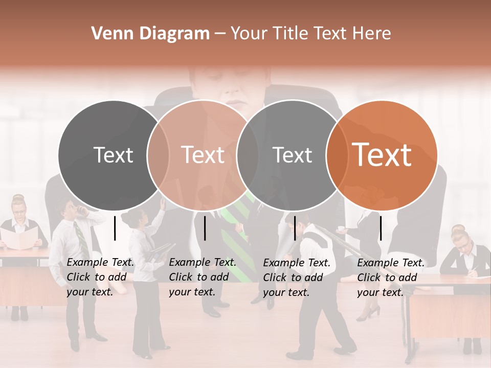 A Man In A Suit And Tie Standing In Front Of A Group Of People PowerPoint Template