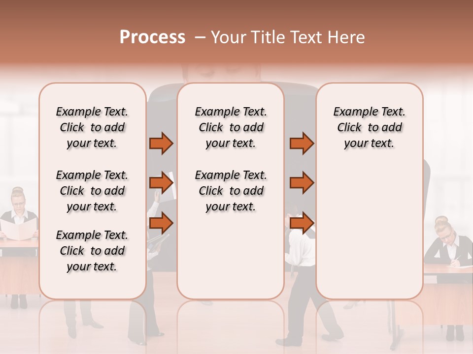 A Man In A Suit And Tie Standing In Front Of A Group Of People PowerPoint Template