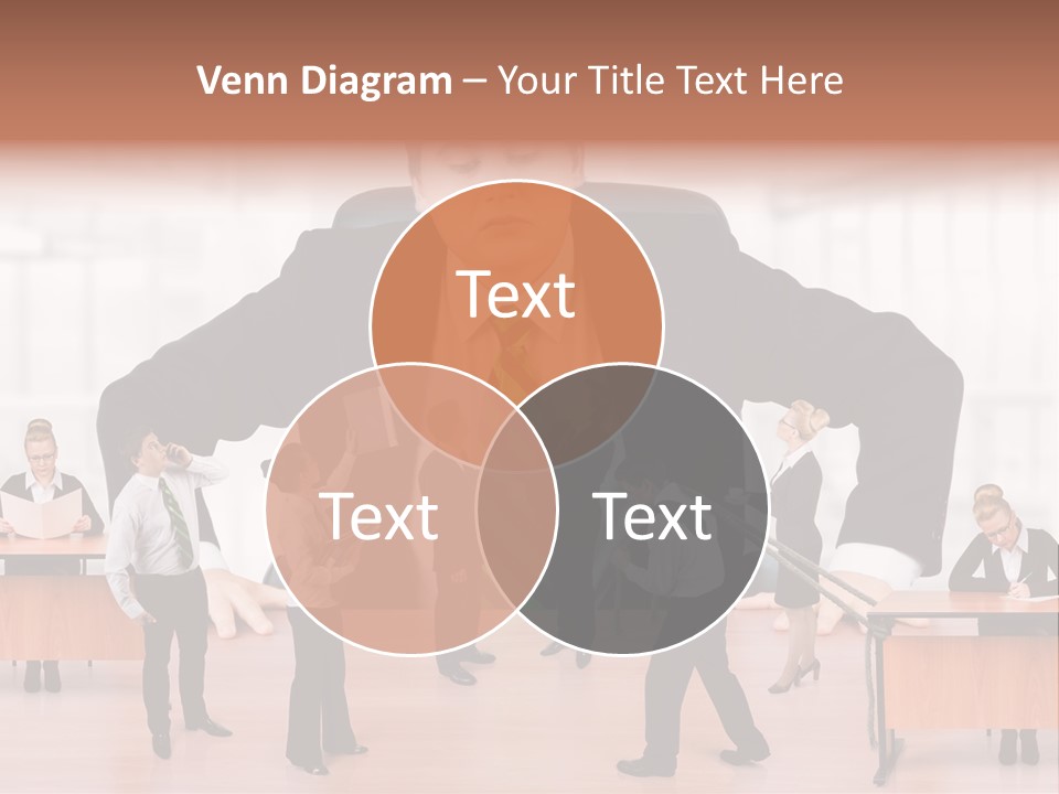 A Man In A Suit And Tie Standing In Front Of A Group Of People PowerPoint Template