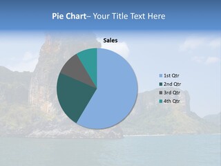 A Large Body Of Water With Mountains In The Background PowerPoint Template