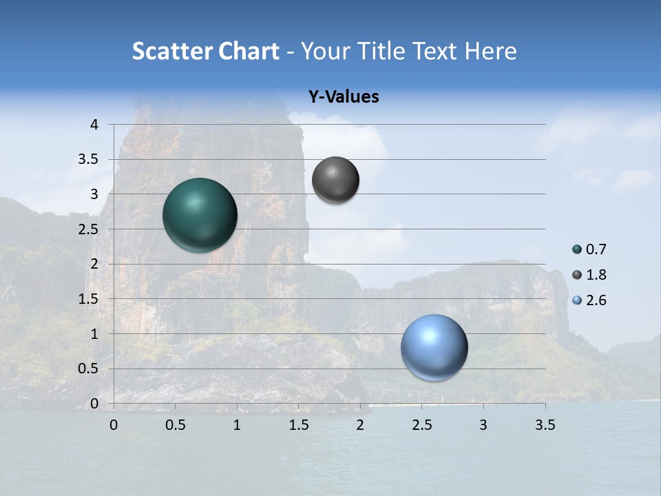 A Large Body Of Water With Mountains In The Background PowerPoint Template