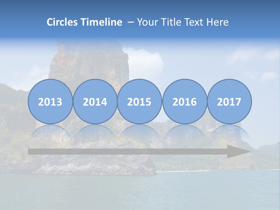 A Large Body Of Water With Mountains In The Background PowerPoint Template